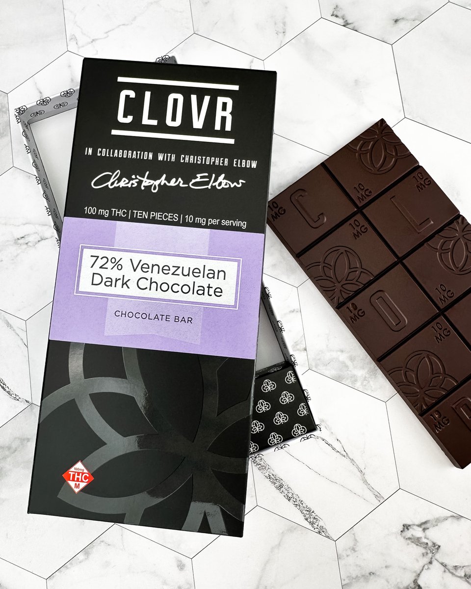 Experience pure bliss with our 72% Venezuelan Dark Chocolate! 🍫🇻🇪 Intense cocoa notes and slight bitterness create a decadent treat. Not only is this bar a sensory delight, but it also offers health benefits, packed with antioxidants and minerals and 100mg THC.  #DarkChocolate