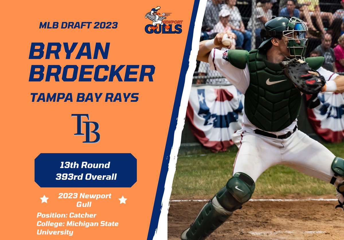Our man!!! @BryanBroecker of @MSUBaseball has been selected by @RaysBaseball!!