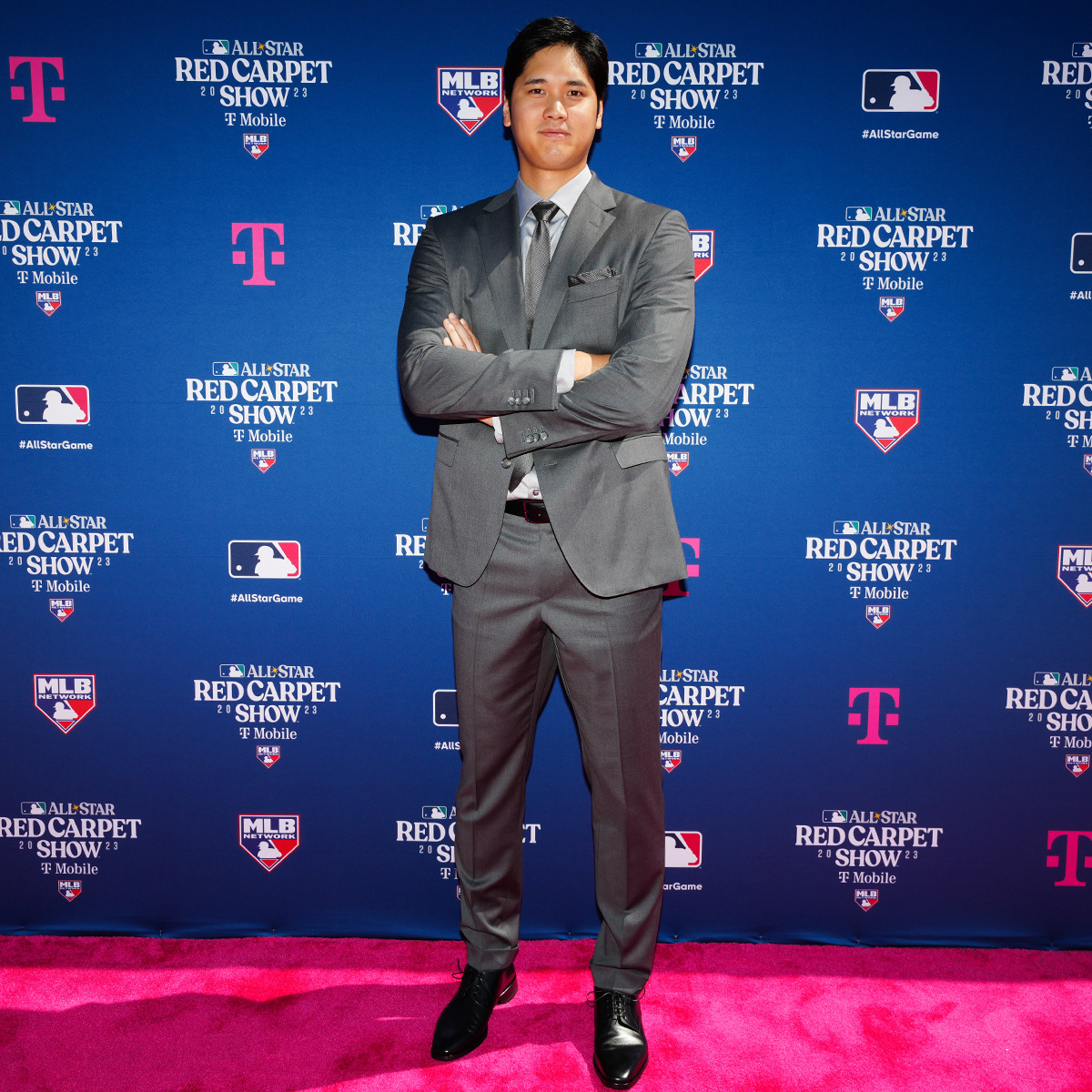 Shohei Ohtani on the red carpet yesterday : r/baseball