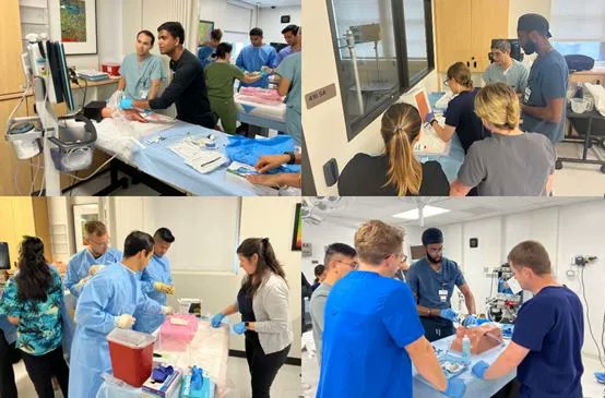 On June 23, the incoming residents accomplished their Annual Procedures and Ultrasound Intensive Training. More than 20 faculty/fellows/residents taught in the workshops including some of our GIM Faculty: Drs. Zaven Sargsyan, Stephanie Sherman, & Maria Maldonado #BCMFaculty #SGIM