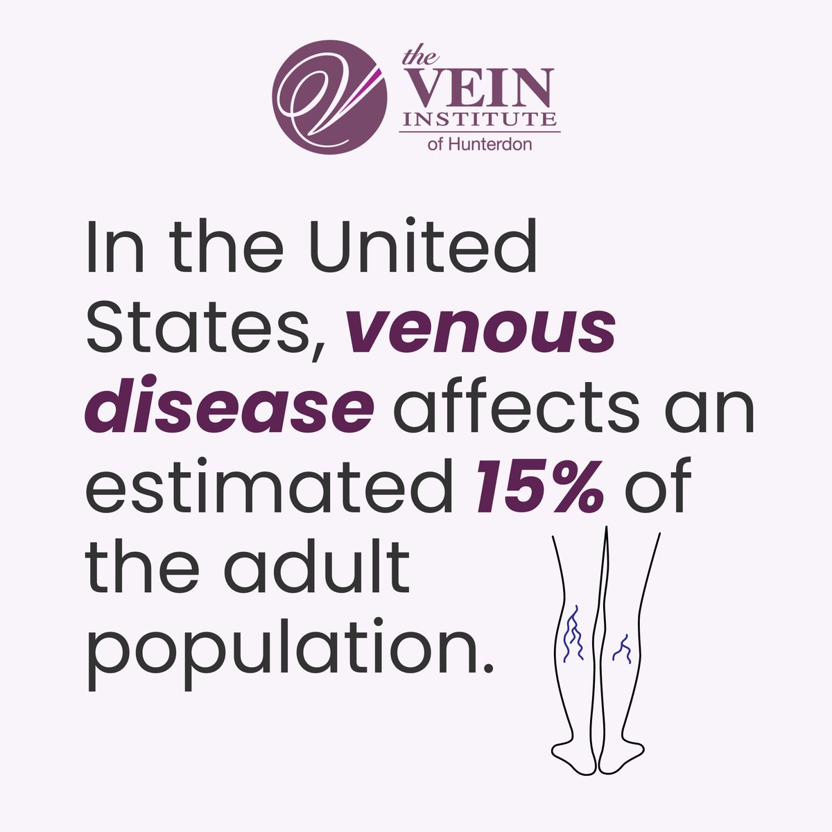 #Venousdisease is extremely common in the United States. Knowing the symptoms and types of venous diseases can help you determine whether it’s time to seek treatment from your provider. Contact us today for an evaluation. bit.ly/3Sun2NN