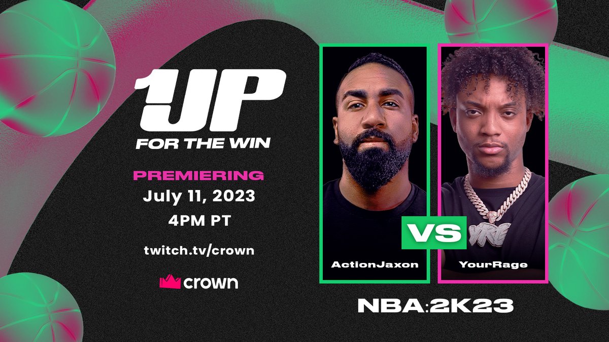 crownchannel's tweet image. 🏀 ONE UP: FOR THE WIN!
🏀 SEASON OPENER!
🏀 TONIGHT ON CROWN! 

🕹️ @actionjaxon vs @YourRAGEz
🎮 NBA 2K23

📺 TODAY! 4PM PT!