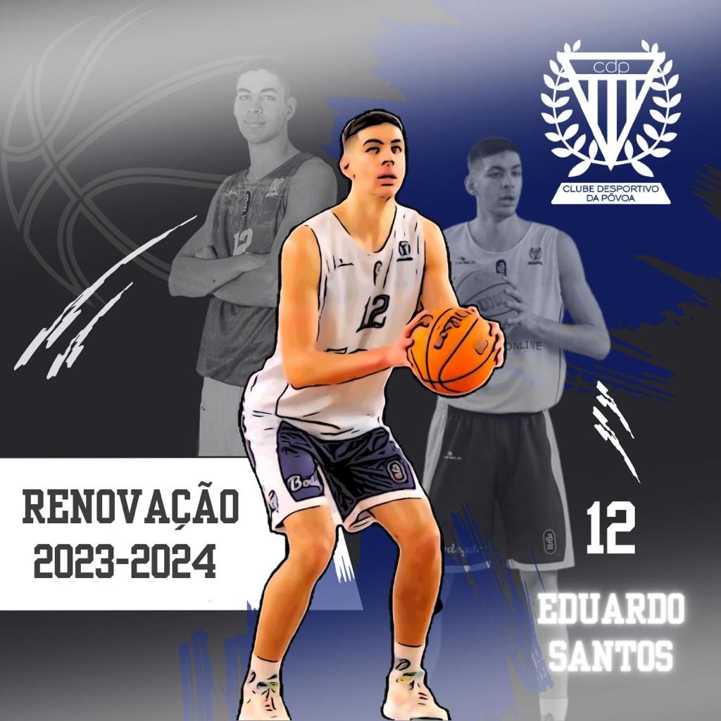 🔛  Eduardo Santos renova com a nossa equipa sénior CD Póvoa/Esc Online para a época 2023/24!

Produto da nossa formação, o seu trajeto desportivo conta já com 12 épocas ao serviço do clube, 2 das quais no escalão sénior.

💙 Um orgulho contar contigo, Eduardo !