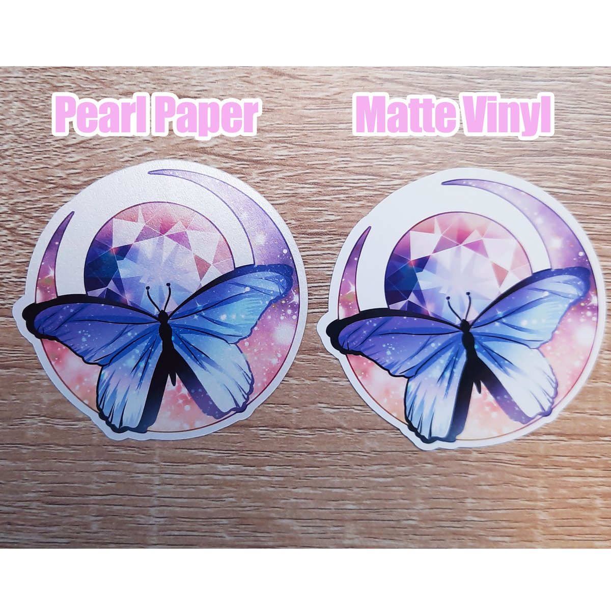 IllustratorAj's tweet photo. I updated my favorite stickers! I now have them available in this absolutely beautiful pearlescent paper! https://t.co/RyiABSd74Z