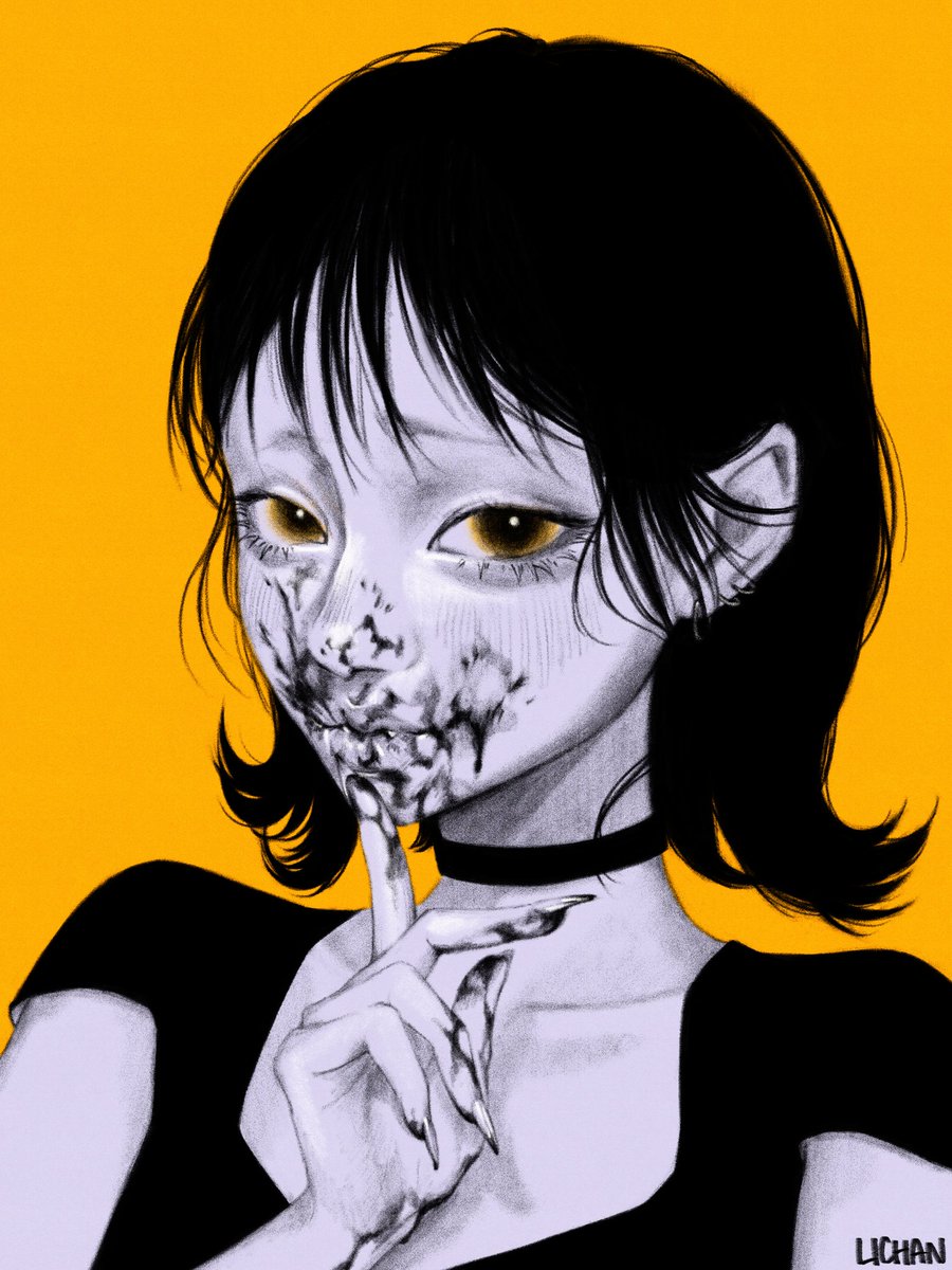 lichan_art's tweet photo. bit of a messy eater https://t.co/9LDLCL8iLA