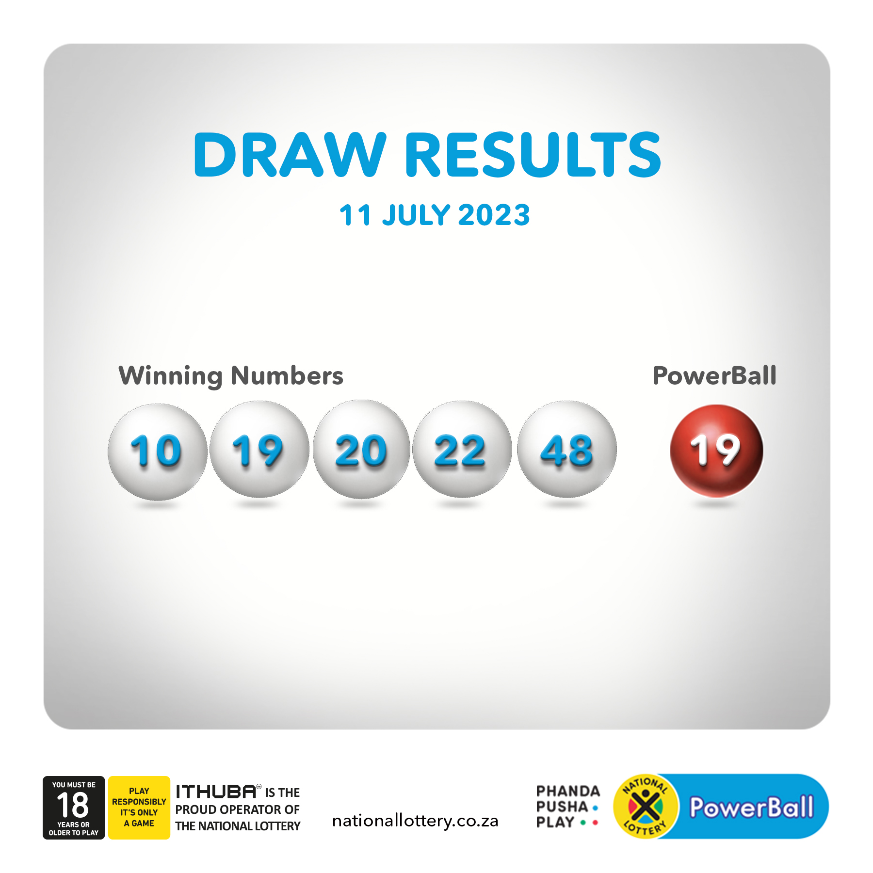 PhandaPushaPlay on Twitter "DrawResults for 11/07/23 are PowerBall