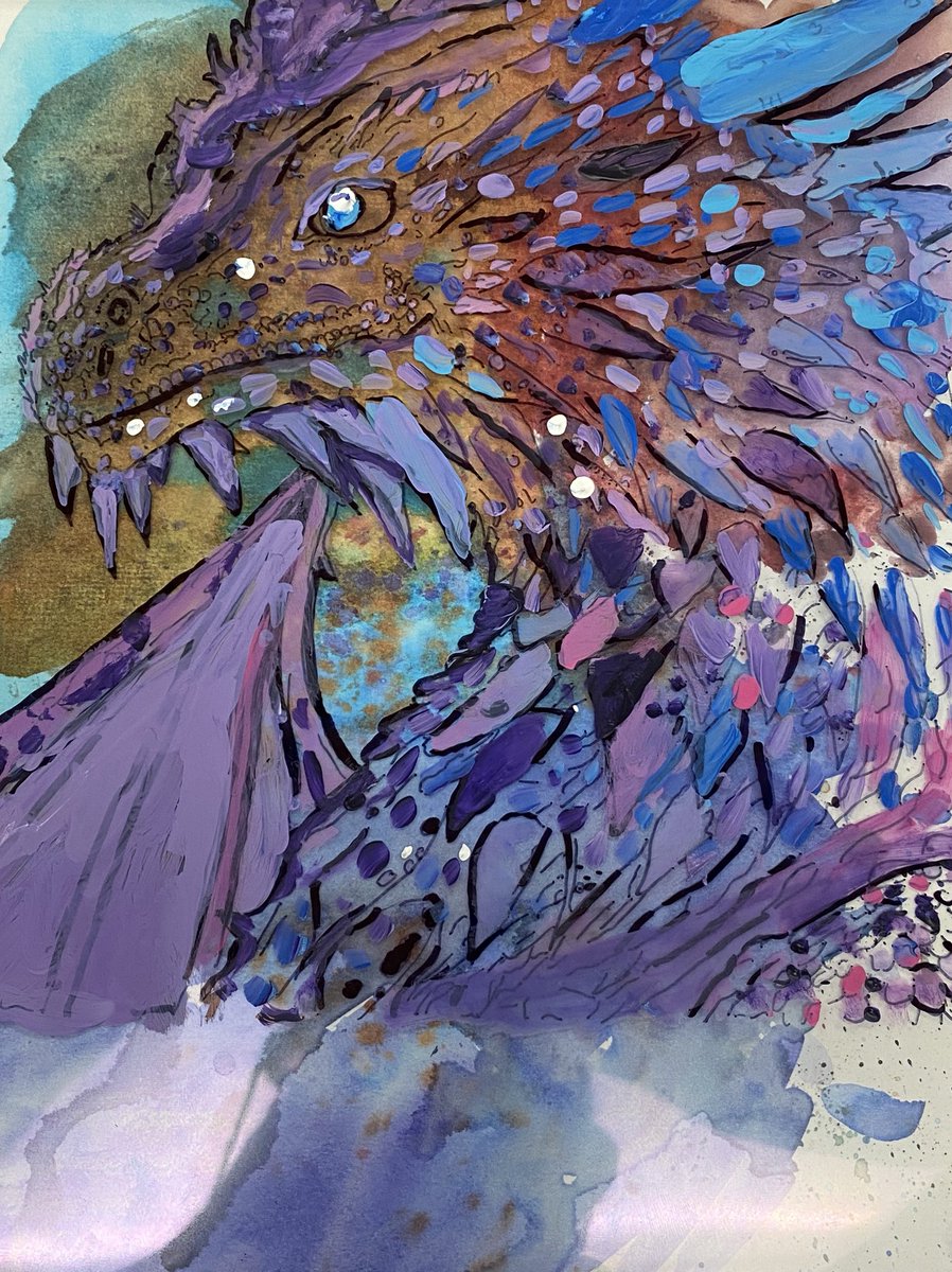 Ms_Stomber's tweet photo. Mixed Media Artists applied various techniques we learned to create the most magical spirit animal portraits today! @SFAMassapequa @FPAMassapequa @MassapequaPS #mixedmedia #art #artcamp #watercolor #acyrlic #sharpie #techniques #animal #portrait #spiritanimal https://t.co/Cm8eFi3Fhz