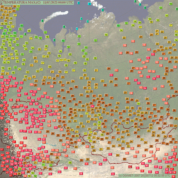 extremetemps's tweet photo. Another brutal Heat Wave in Siberia

Yekaterineburg rose to an unbelievable 40.0C after a Tmin of >25C,both the highest ever
More records

41.2 Kurgan
40 Sadrinsk
39.1 Magnitogorsk
37.5 Perm
37.7 Nozovka
37.9 Krasnoufimsk
37.8 Samary
37.5 Verhnij Ufalej
38.2 Yalturovsk
38.1 Isim https://t.co/UYZAP5O7ux