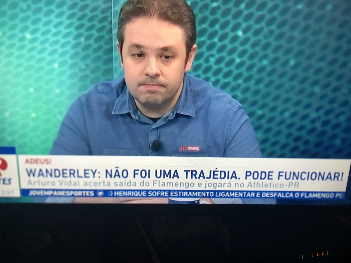 RagiAchcar's tweet photo. Na Jovem Pan Esportes tragedia escreve com J!!! Realmente, uma tragedia!!! https://t.co/ep1NuvIZtQ