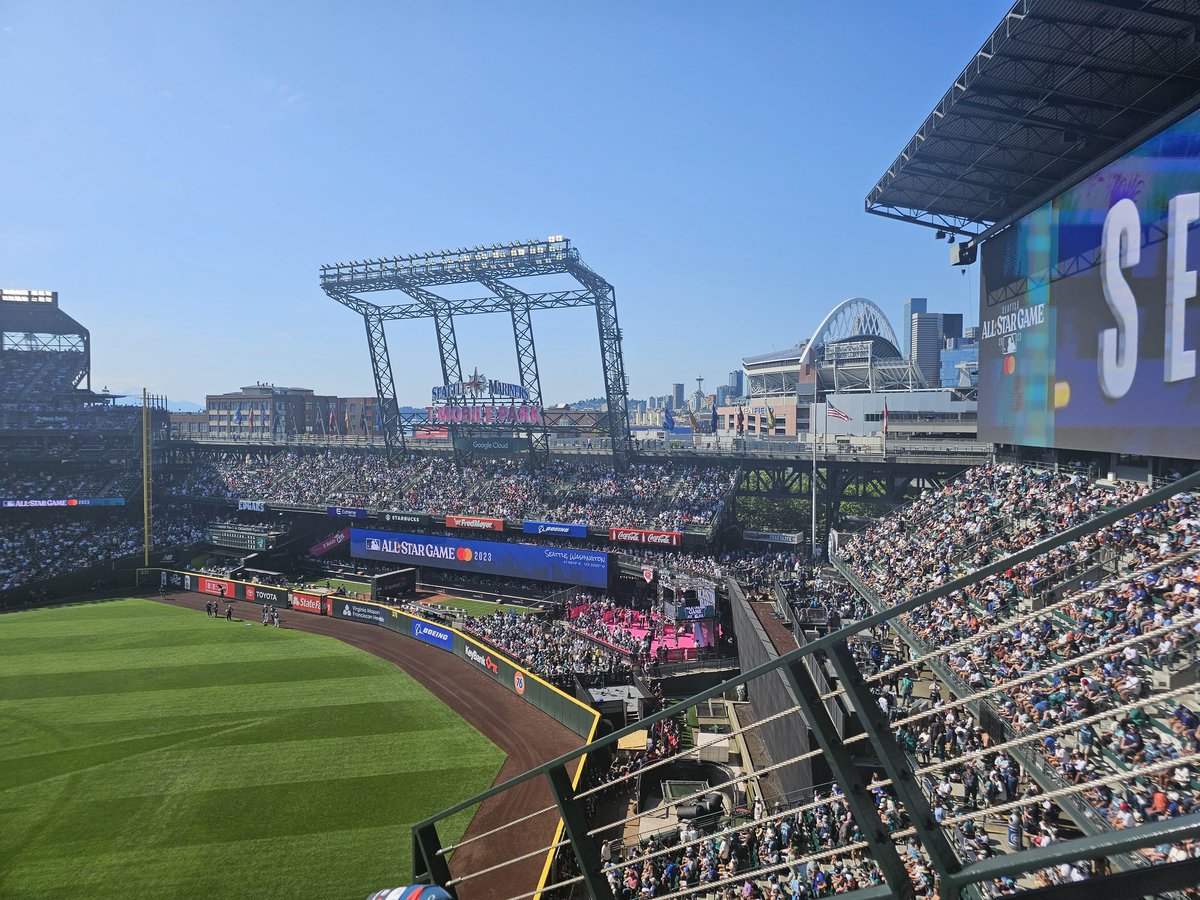 What a day for an All Star game in Seattle.