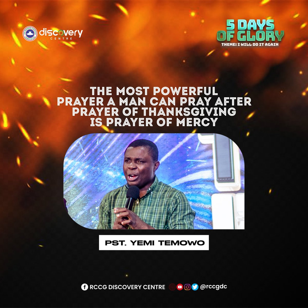 RCCGDC's tweet photo. Keywords from Day two session of 5 Days of Glory by Pastor Yemi Temowo…

#rccgdc #5daysofglory #day2 #rccgnyaya https://t.co/pLjsOVw3d1