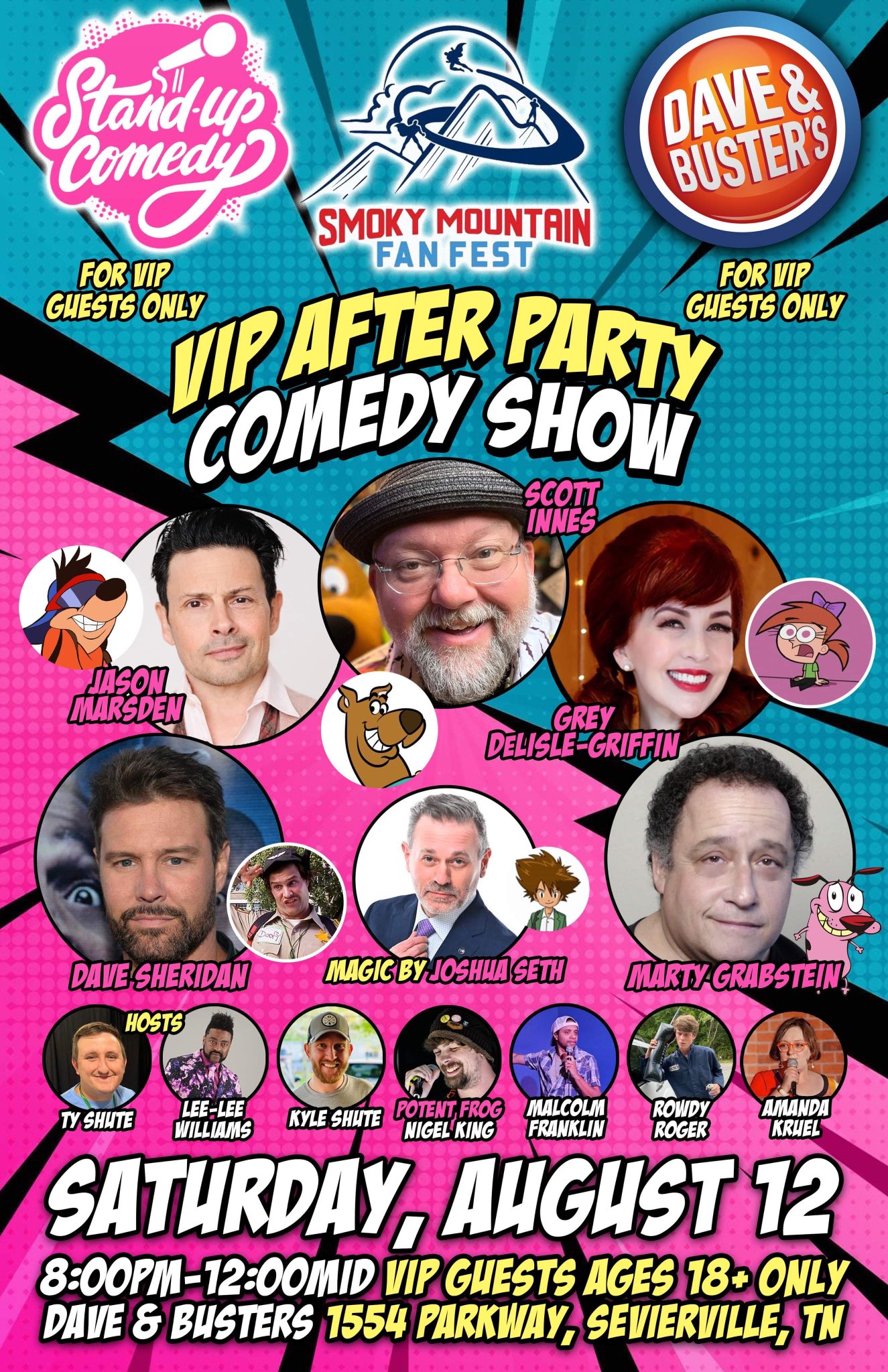 Smoky Mountain Fan Fest on Twitter "Once in a lifetime Comedy show