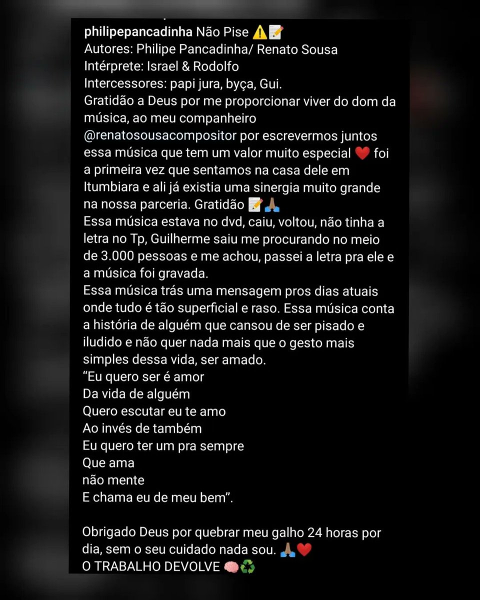 qg_ier_'s tweet photo. Para os que amam uma moda apaixonada...@IsraeleRodolffo Essa é pra lascar com o nosso ❤️ hein!
NÃO PISE essa é Linda demais
Let's Bora🧡💜
@Israel_IeR @iRodolffo
📝Philipe Pancadinha e Renato Sousa arrasaram👏🏽👏🏽
#israelerodolffo #letsbora #nãopise #vemsofrencia #gravacaodvd https://t.co/Wfaq6frsJK