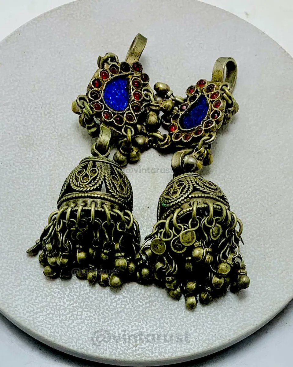 Handmade Jhumka Earrings with Glass Stones. 

Shop Now:
buff.ly/3D5rOMx

#jhumkaearrings #blueglassstones #redglassstones #ethnicjewelry #afghanijewelry #tribaljewelry #handmadejewelry #vintarust #shopsmall #ootdstyle #ootd #jewelrylove #earringaddict #jewelryobsession