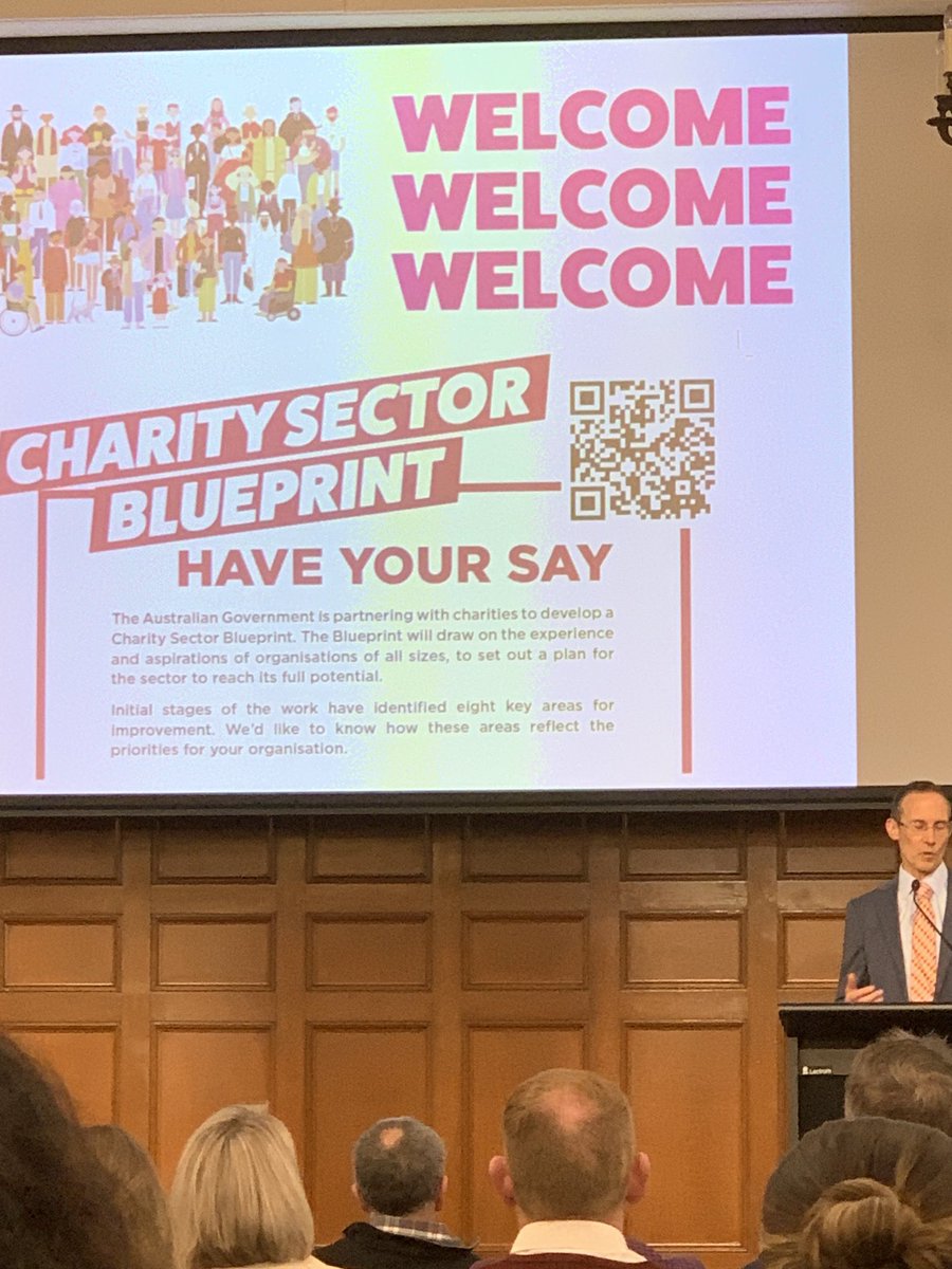 Charities Minister in Brisbane today
