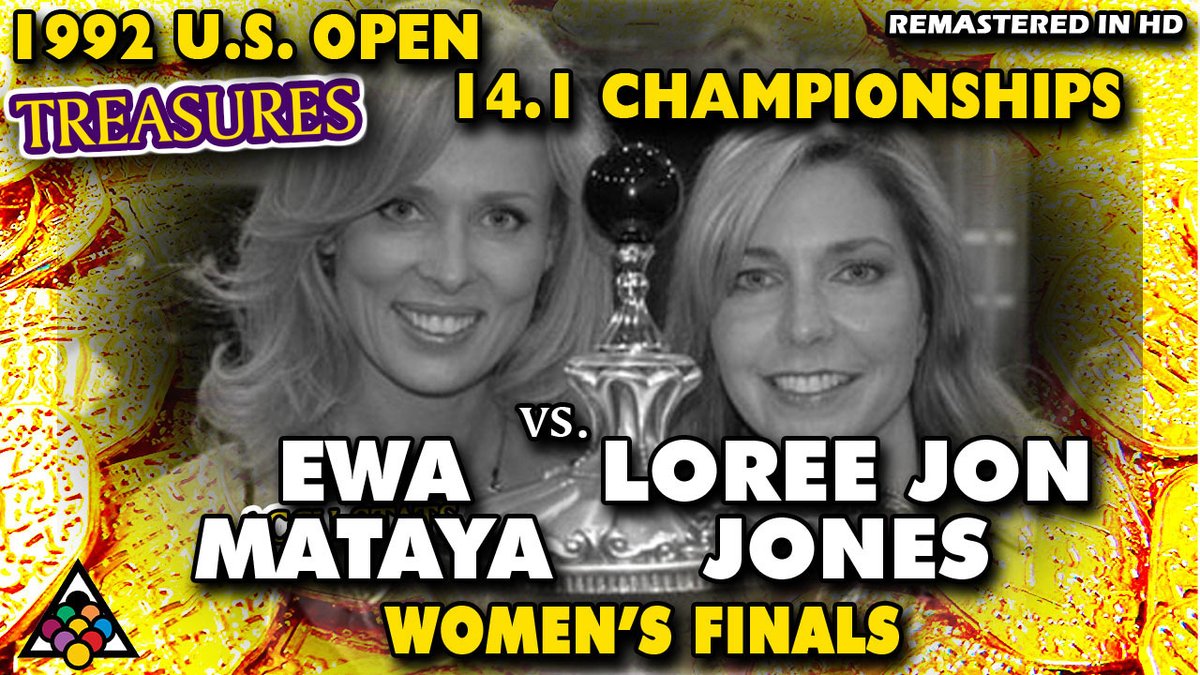 EWA MATAYA vs LOREE JON JONES - 1992 U.S. OPEN STRAIGHT POOL CHAMPIONSHI... https://t.co/29asUpkDfM via @YouTube https://t.co/TBib6EfmtP