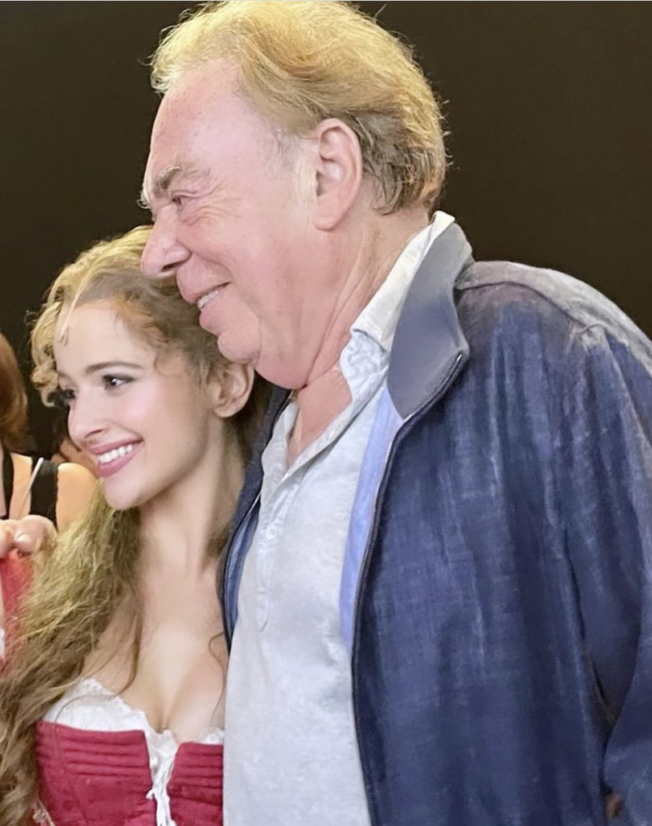 amelia__milo's tweet photo. One of the most magical moments of my life performing as Christine in front of the one and only Sir Andrew Lloyd Webber. Having him tell me after the show that he thought I had a beautiful voice meant the world to me. He wrote the music that inspired me to sing. I’m so grateful. https://t.co/sZ4UrZdZrE