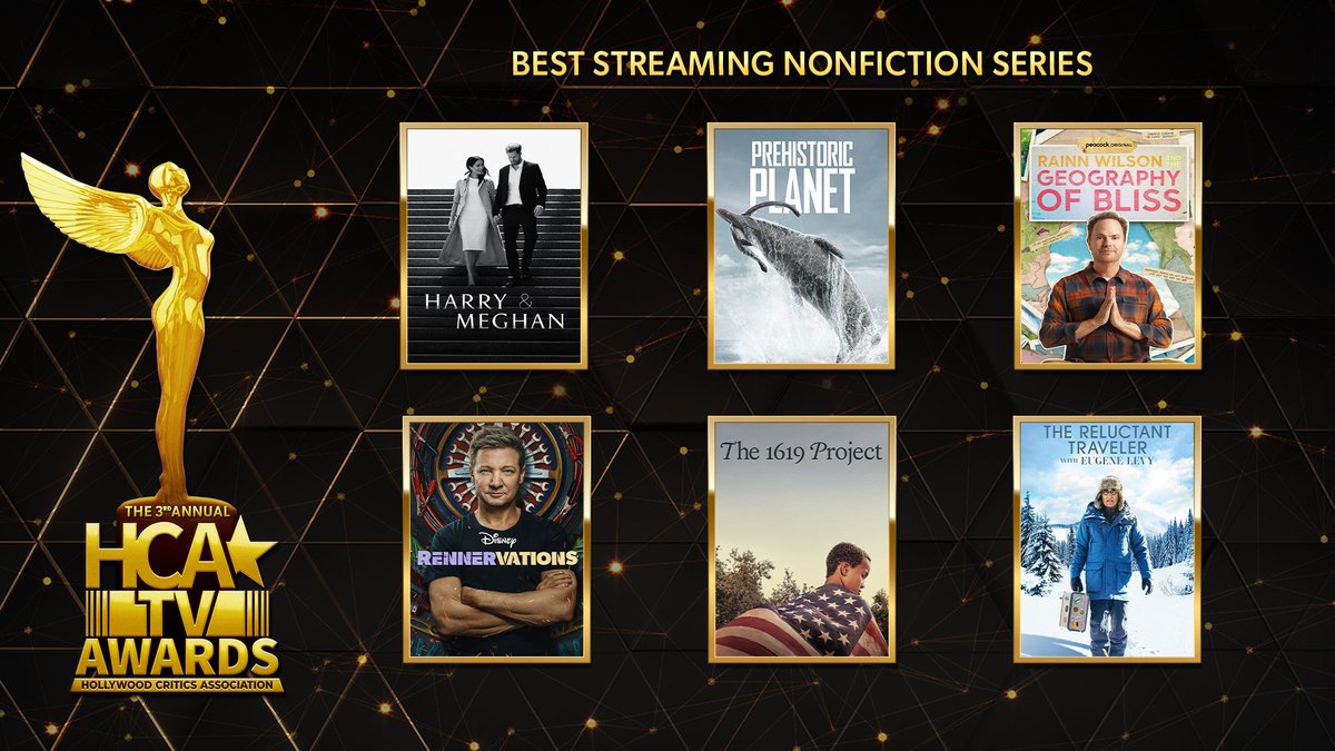 CONGRATULATIONS TO #MEGHANMARKLE & PRINCEHARRY.

They are nominated for the 2023 HCA TV AWARDS.

Category: Best Streaming Nonfiction.

I hope they win and being nominated is already a win in my book. 

#HarryandMeghan
#Netflix
#Spare
#HCATVAwards 
#NoneFictionSeries