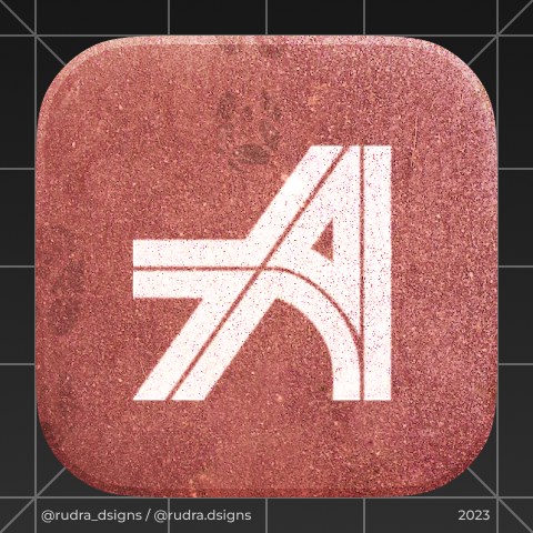 rud_dudd's tweet image. Day 50/100 of making iOS icons. Finally! just another half left. @anydistanceclub &amp;amp; @LukesBeard  how about a running track icon with the logo as the boundary lines😏. I was confused if the lines should continue to the edges or not. made both🤷‍♀️

#iOSicons #AppIcons #IconDesign