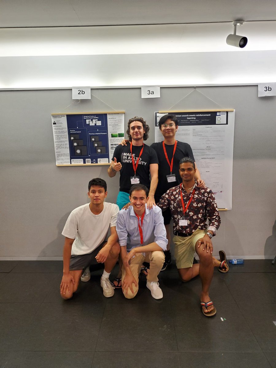 Had a great time at the Reinforcement Learning Summer School at @UPFBarcelona this year with my fellow researchers 😎 #RLSS #reinforcementlearning #deeplearning