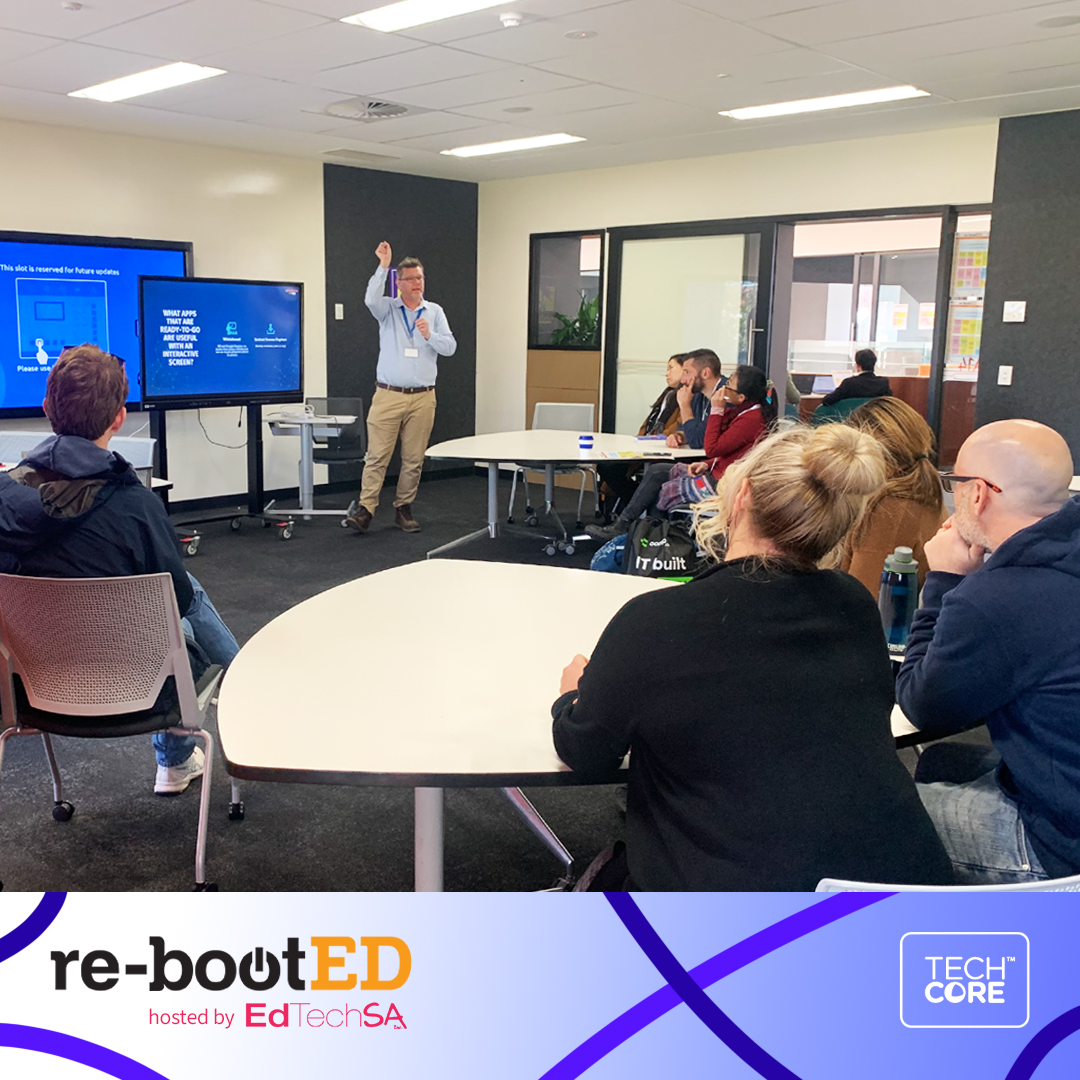 TechCoreAus's tweet image. Yesterday was a great day at re-bootED. Peter&apos;s talk was absolutely fantastic! 

We invite you to visit us today to see how our technology can be integrated into your teaching.

#teachersofadelaide #edtechsa #adelaide #technologycore #teachingsolutions @HDinteractive1