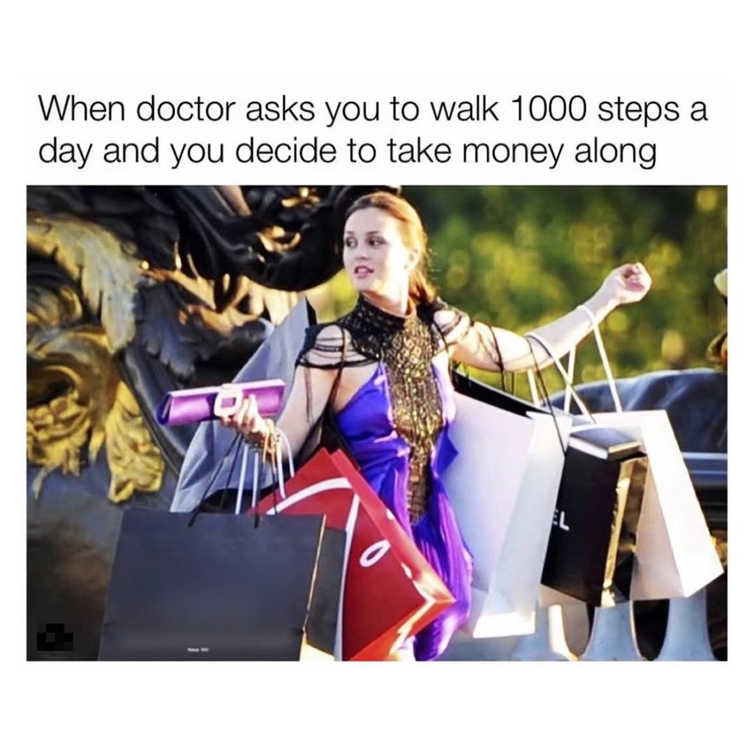 …see your doctors are right, Achieve those steps by doing a little retail therapy. 🛍️ #style #stylist #fashion #fashionstylist #shopaholic #shopping #retailtherapy #stylingbymrtrendychic #mrtrendychic