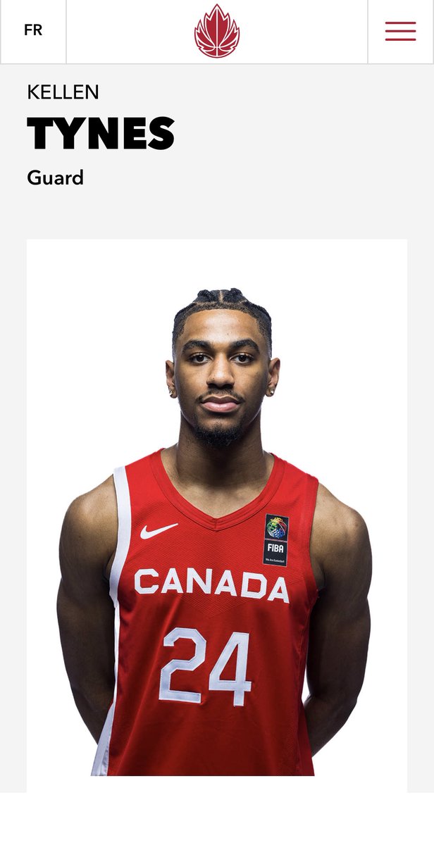 RyanDickison7's tweet photo. ICYMI: Dartmouth, Nova Scotia’s Kellen Tynes makes Canada Basketball’s U23 Men's National Team roster for GLOBL JAM 🇨🇦🏀

@KellenTynes | @CanBball 

#GLOBLJAM https://t.co/ghERbi7hMy