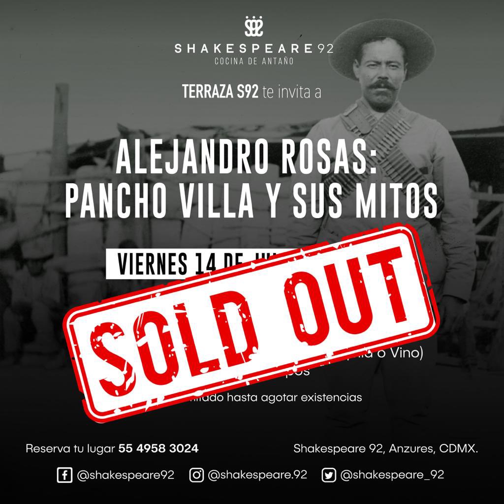 Shakespeare__92's tweet photo. Por segundo mes consecutivo, cupo lleno en la presentación de Alejandro Rosas en #Shakespeare92.
Muchas gracias a todos los que decidieron acompañarlo. Les esperamos!!
 #AlejandroRosas @arr1910 #PanchoVilla #CDMX https://t.co/2SNsHkRqzP