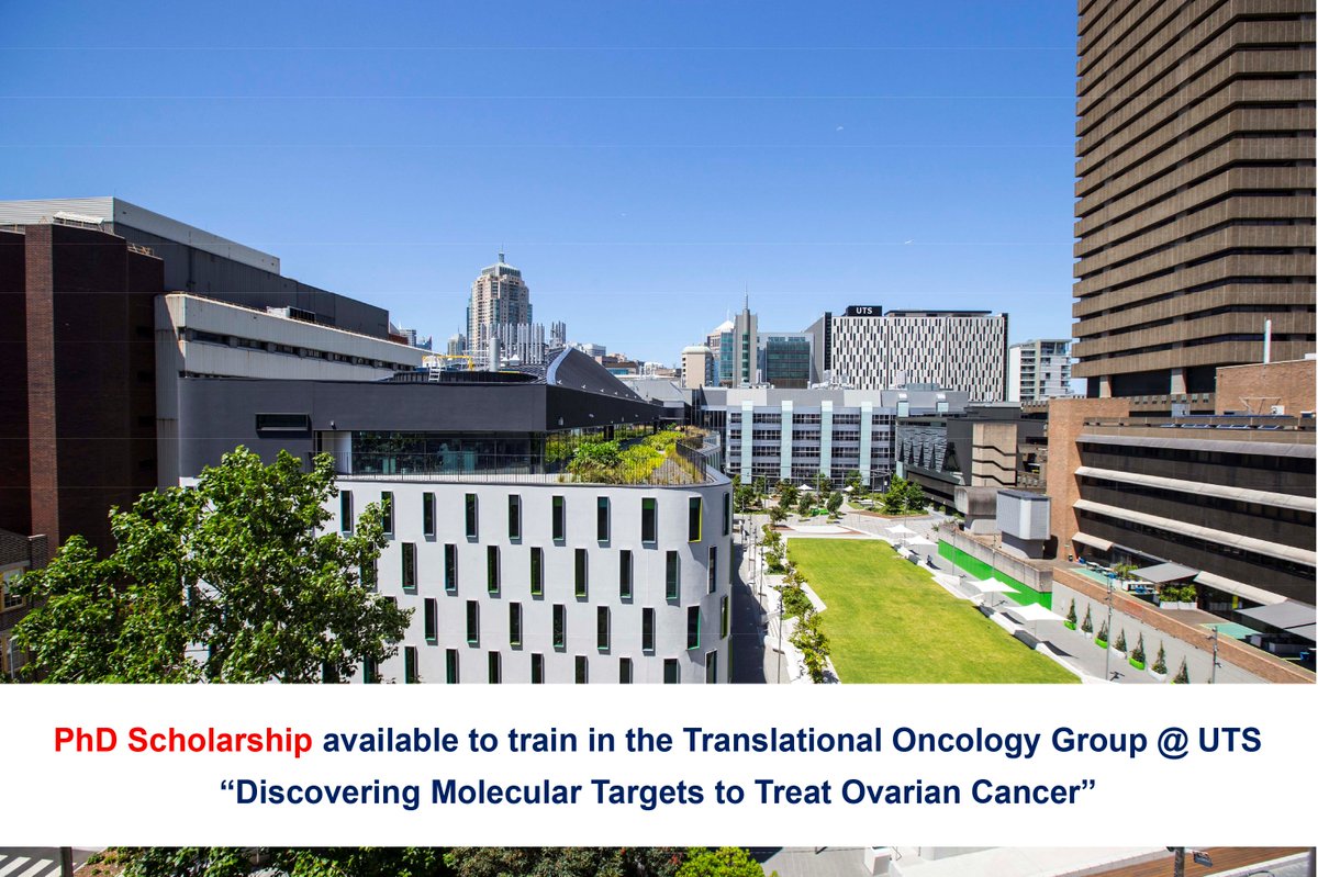 We have a PhD scholarship available generously supported by <a href="/UTS_Science/">UTS Science</a> (*domestic students only*) to train in our group in the field of chromatin remodelling &amp; ovarian cancer. Open until Oct 31. Please get in touch for a chat if you are interested. findaphd.com/phds/project/d…