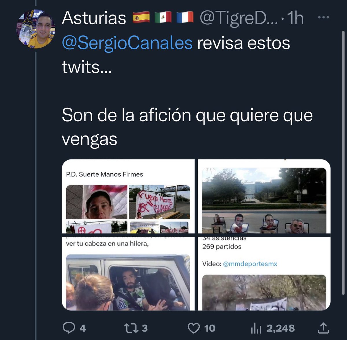 rooquismo's tweet photo. Les pregunto a mis amigos #Tigres y #Rayados ..
Cómo se puede considerar este tipo de publicaciones de el señor #DanielGonzalez alias @TigreDeAsturias ?
Acaso tiene miedo? https://t.co/oYzrHN0bop