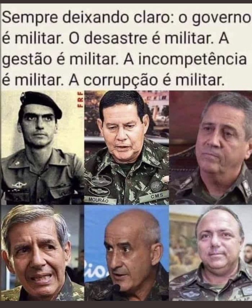 <a href="/BacurauA/">Bacurau é aqui!</a> Jura q o capitão mentecapto arrastou as FA! 
Foi escolhido por eles 🪖⭐️, como o nome viável p colocá-los na presidência d novo e via voto. 
Teve a cumplicidade dos medíocres? Sim, mas teve a mentoria dos 4 estrelas. 
Foi de farda hj nos mostrar: ó, sairemos impunes, de novo!