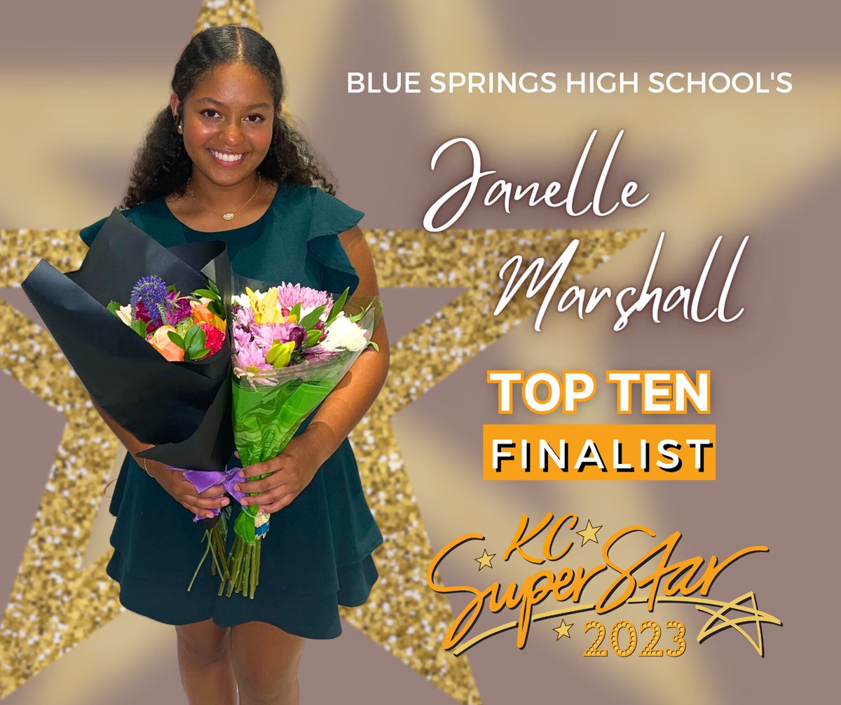 BSSDnews's tweet photo. Congratulations to @WildcatsBSHS Junior, Janelle Marshall, on recently being named a Top 10 finalist for the 2023 #KCSuperstar Competition. She will next compete in the finals on August 27th at Yardley Hall where she will have her chance at winning a $10,000 scholarship. Best of luck, Janelle! We’re all rooting for you.

#WeAreBSSD @bshs_theatre