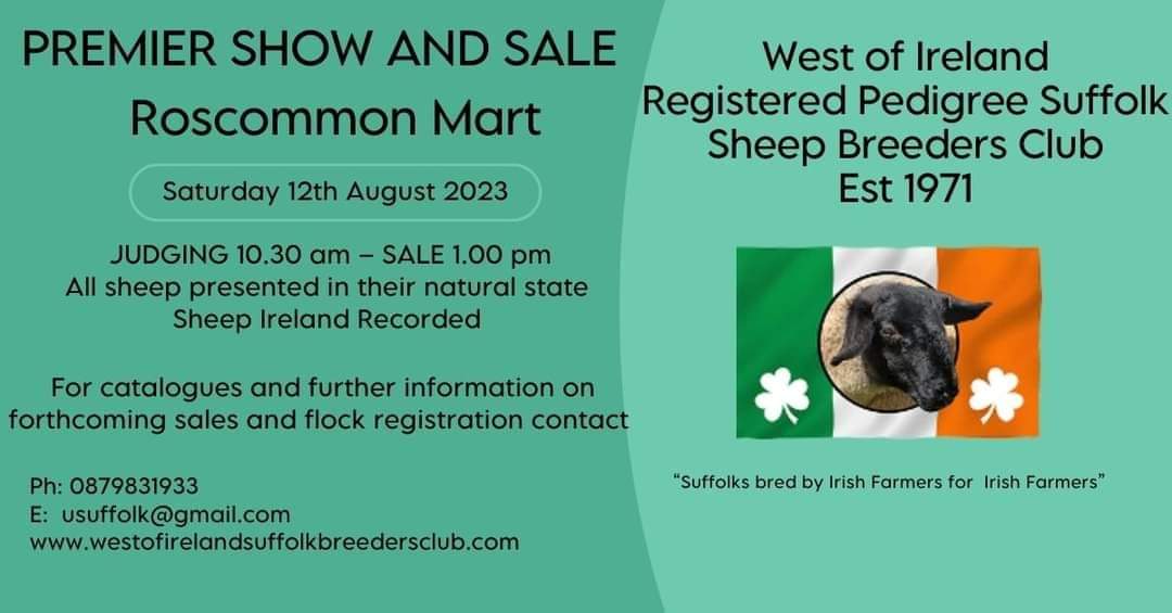 Calling all breeders 
One NOT to be missed. 
SATURDAY 12th AUGUST 2023.