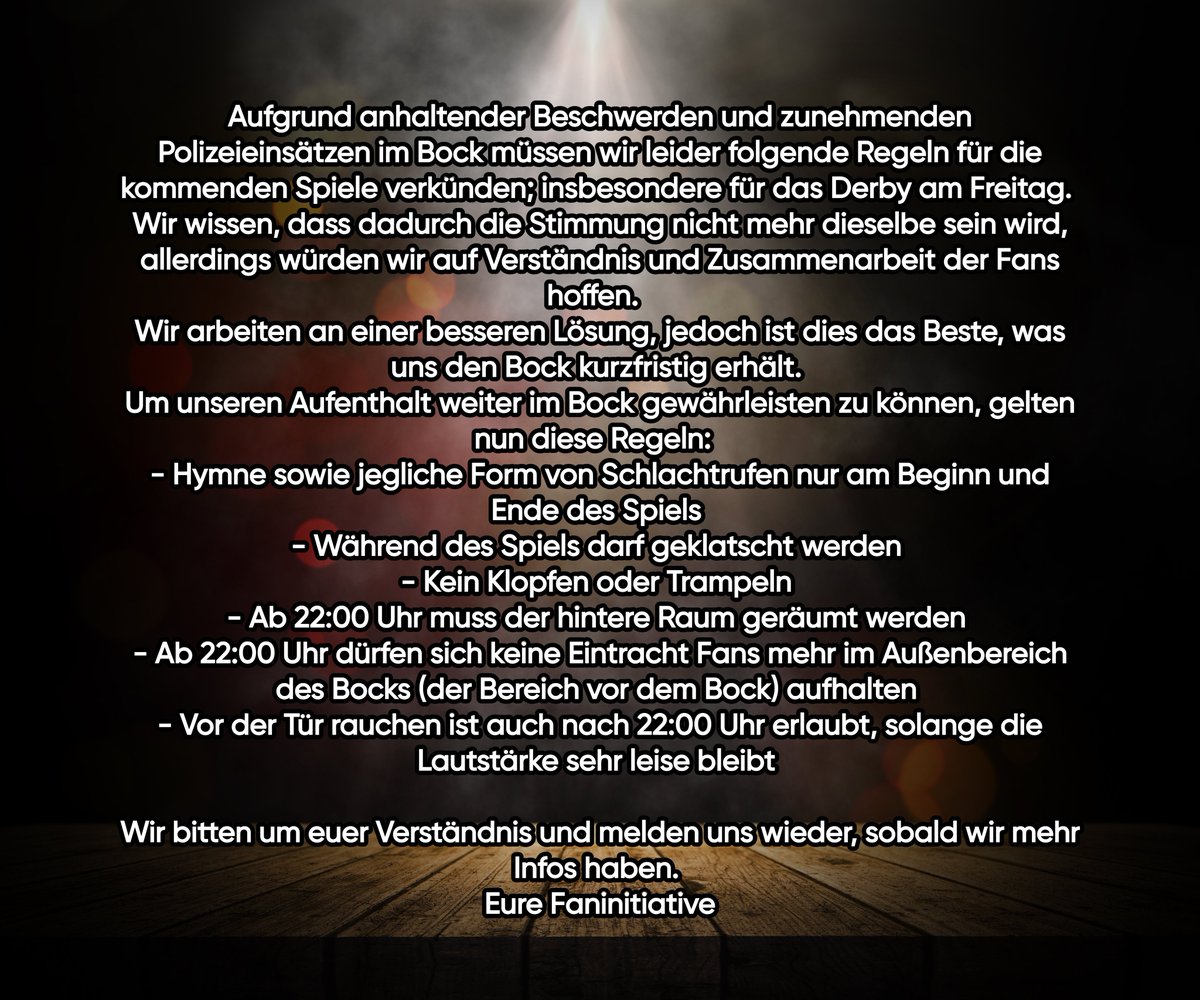 Leider haben wir traurige Nachrichten 😭