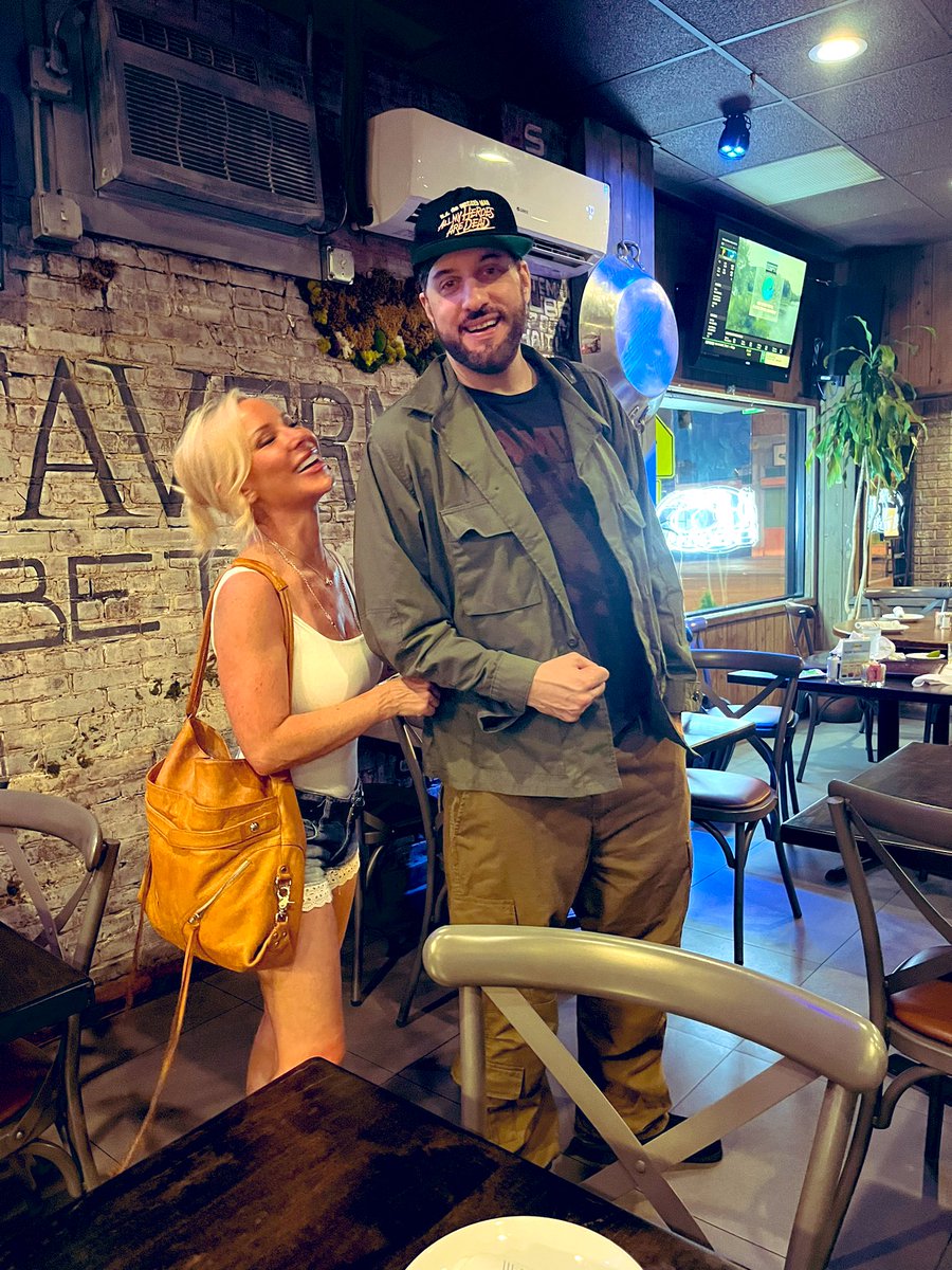 RAtheRuggedMan's tweet image. I was producing a movie in 2006 and needed an actress to be chased around the kitchen by a detached mutant penis so I found actress/drink mixologist Rachael Robbins. We’ve been tight ever since 💪❤️