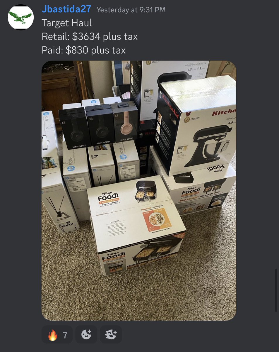 profit_lounge's tweet photo. Target price match deal went crazy 

Secured a bunch of price errors on prime day. There is still time left!

Who needs in? https://t.co/eU9PVf9qMQ