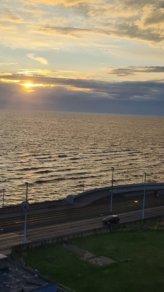 Brilliant day with colleagues in #Blackpool. Only downside was our hotel closing because their water had been cut off and having to trek across town for an alternative. Not ideal... bit a decent view from the new hotel window!
