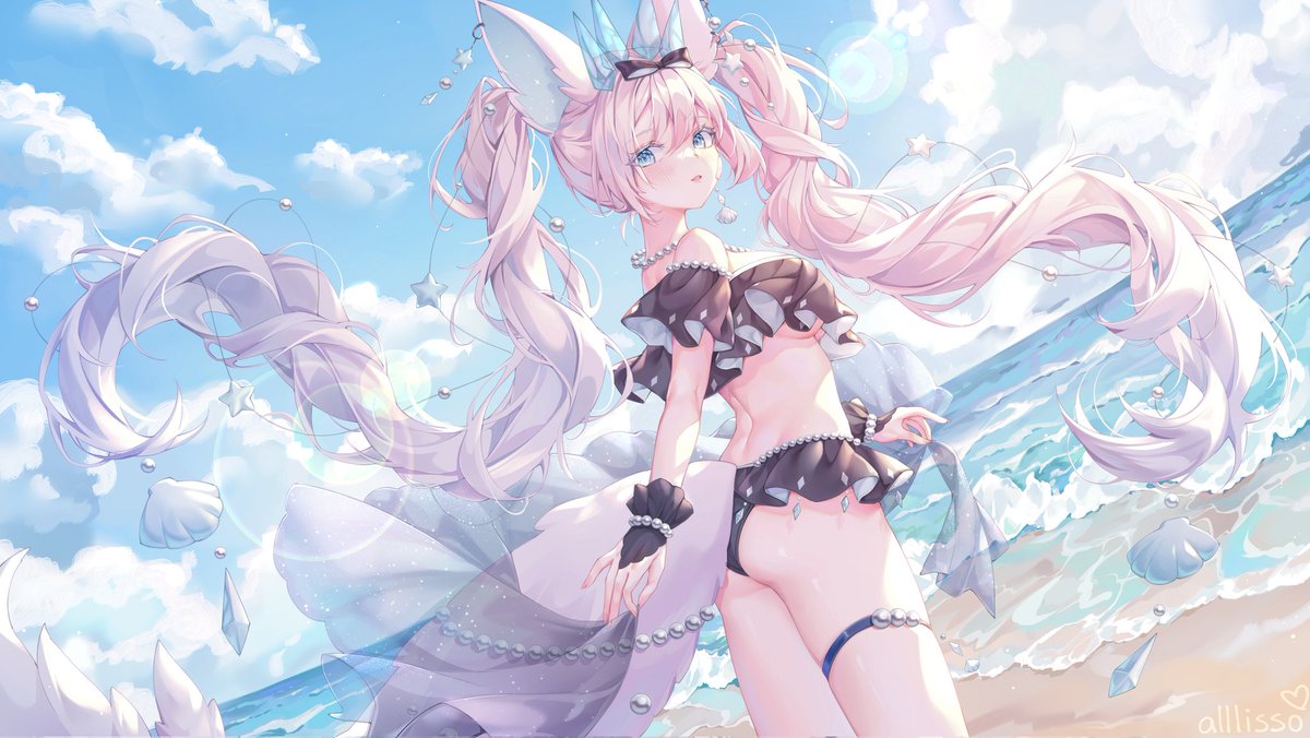 alllisso_'s tweet image. #PortfolioDay 
hii i’m alllisso, a freelance illustrator who loves to draw cute anime girls 🍥