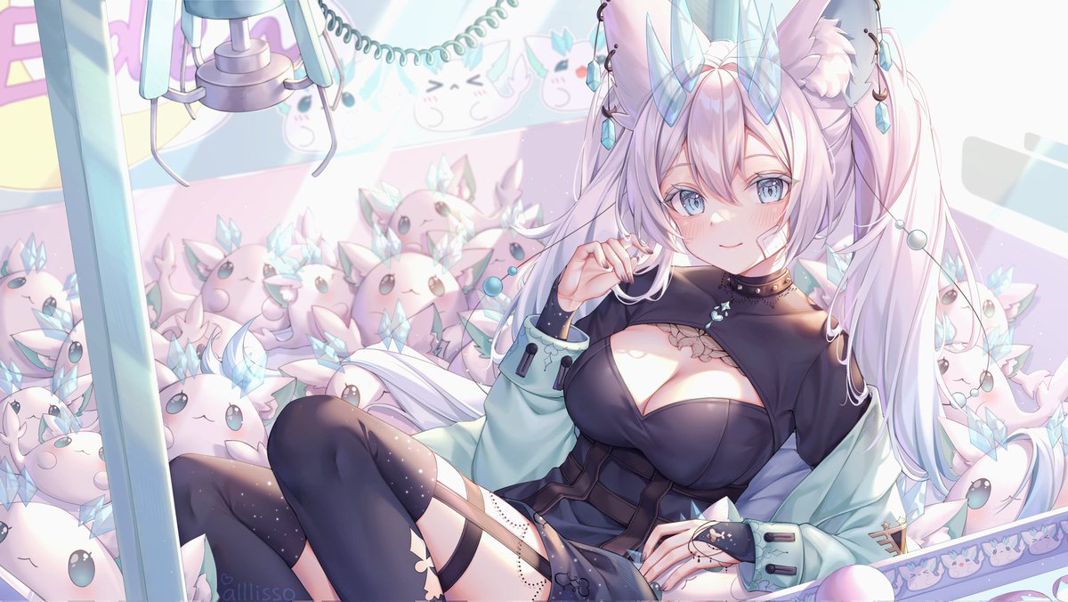 alllisso_'s tweet image. #PortfolioDay 
hii i’m alllisso, a freelance illustrator who loves to draw cute anime girls 🍥