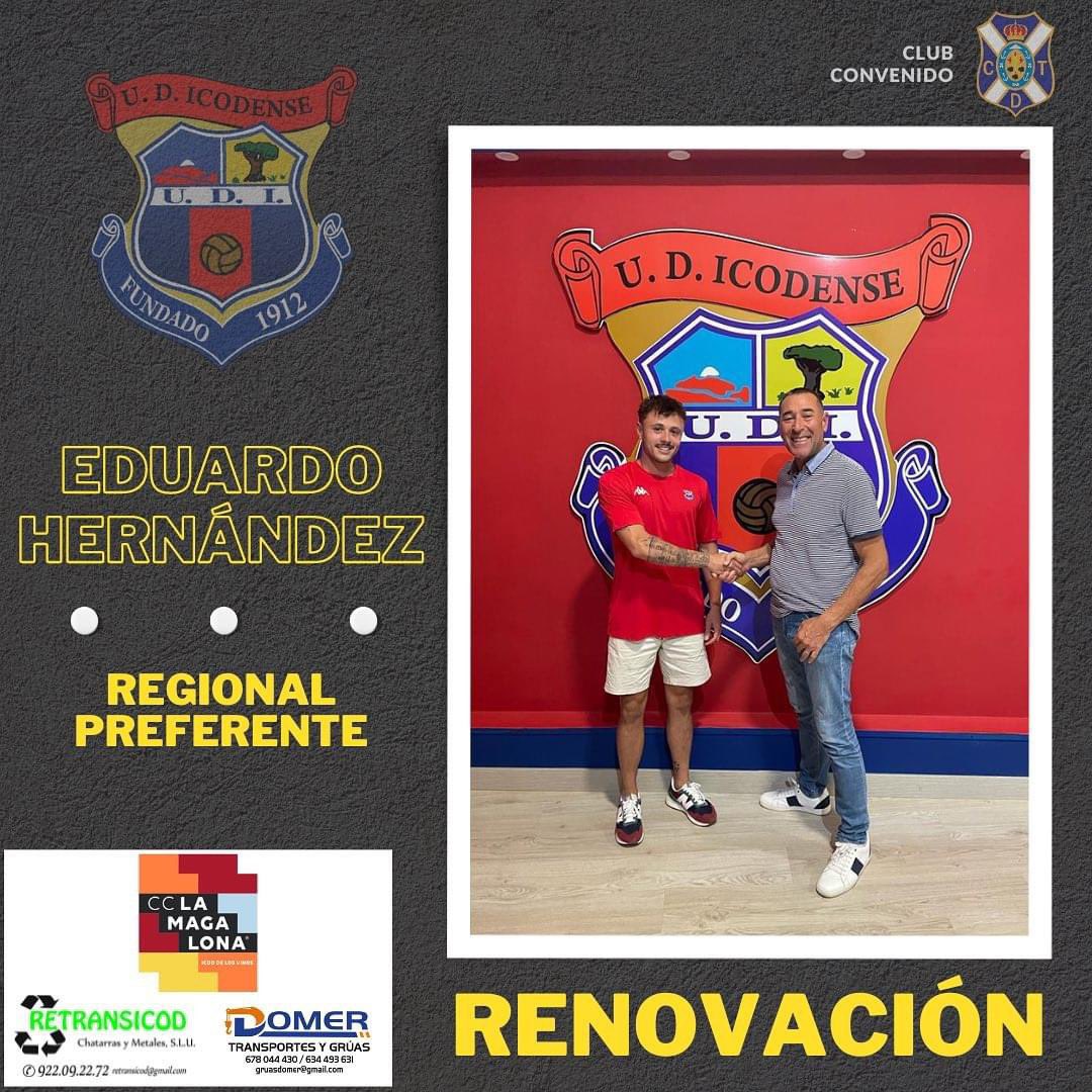 IcodenseOficial's tweet photo. | ✍🏼
RENOVACIÓN
¡Edu también seguirá con nosotros una temporada más! ❤️💙
Carácter y entrega en cada situación defensiva, un lujo tenerlo en nuestra plantilla.
¡Gracias por querer seguir formando parte de nuestra historia!
#VamosIcodense 🔴🔵 https://t.co/aR9aSvH8TT