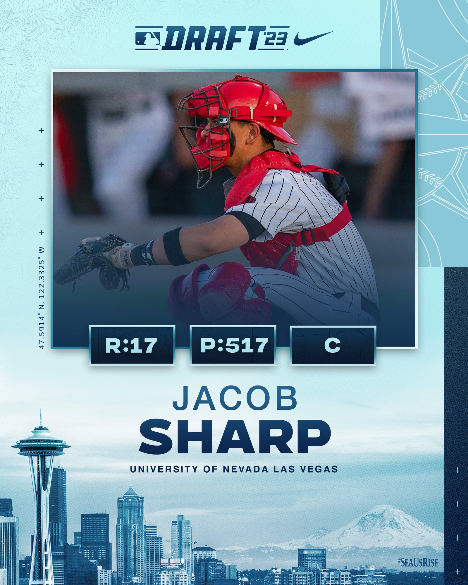 Mariners Player Development on Twitter "With our 17thround selection in the 2023 MLBDraft, we