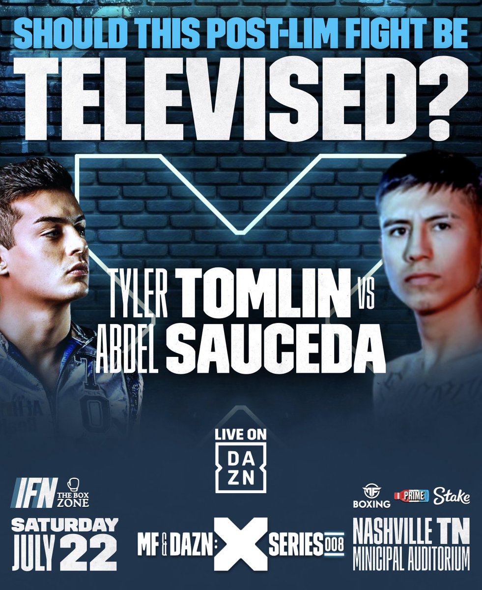 𝐌𝐈𝐒𝐅𝐈𝐓𝐒 𝟎𝟎𝟖‼️

Should this 𝑷𝑶𝑺𝑻-𝑳𝑰𝑴 𝑭𝑰𝑮𝑯𝑻 on #Misfits008 be televised❓️🤔

#XSeries008 | <a href="/MisfitsBoxing/">Misfits Boxing</a> | <a href="/IfnBoxing/">IFN</a>