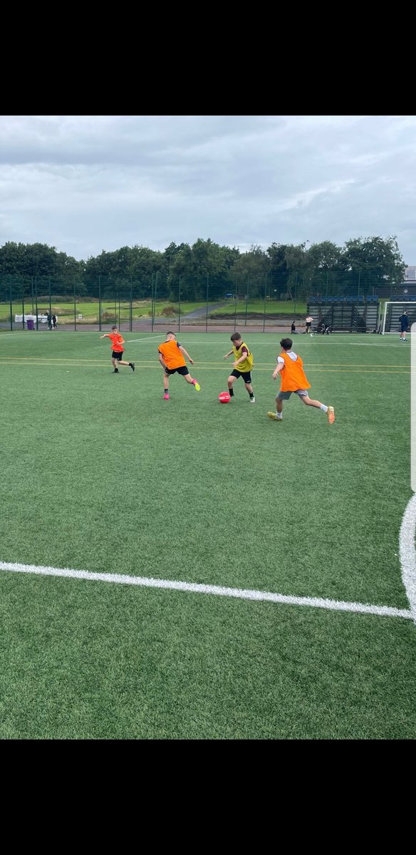 Day 2 of our <a href="/steadythebuffs/">Kilwinning Rangers</a> <a href="/CashBackScot/">CashBack4Communities</a> free football camp for 12 to 16yrs. The better weather helped increase us to 35 players enjoying themselves thanks to the support from <a href="/ScotFASouthWest/">South West Region</a> #CB4C