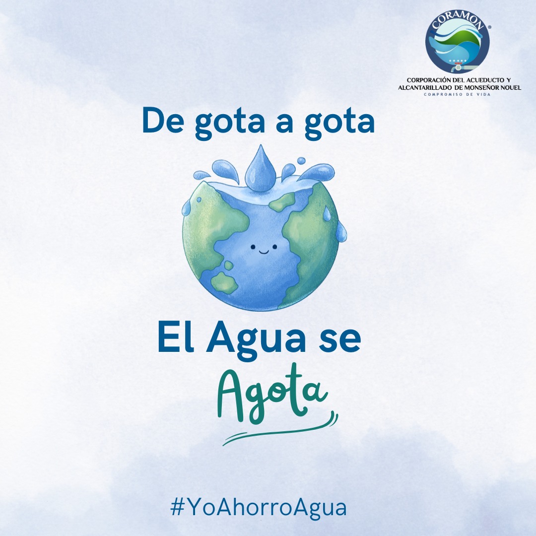 coramonrd's tweet photo. No dejemos para luego la responsabilidad de ahorrar y cuidar nuestro más preciado líquido, el agua, acciones de hoy  resultados mañana, únete a nuestra campaña  y ahorra agua.

#YoAhorroAgua 
#CompromisoDeVida
#CoramonSomosTodos
#Sequía2023
#AhorrarAgua 
#Estiaje https://t.co/hjAcYB2lAE