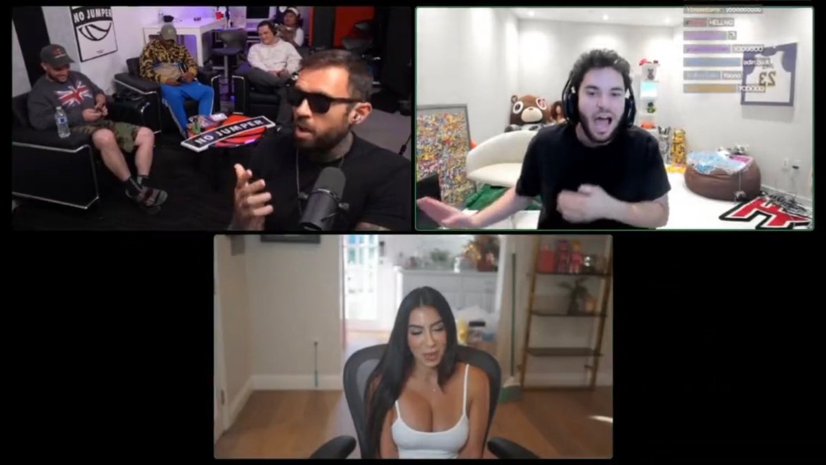 Adam22 says he would let Adin Ross smash his wife Lena The Plug
WATCH youtu.be/_OBMyky6alI