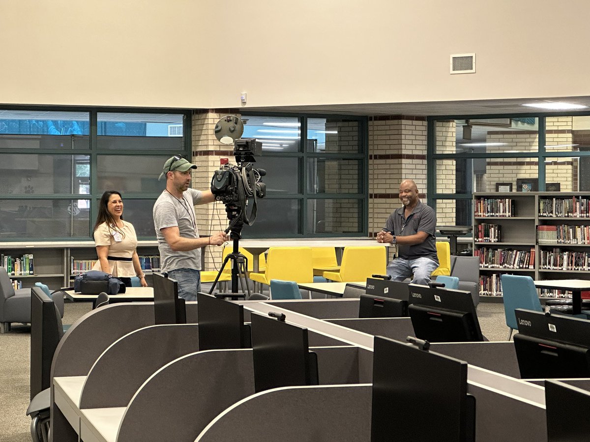 Great job by our @KatyISDMandO team today during their @KHOU interview. Can’t wait to catch the story tonight! And come see us at the Operations Job Fair on Thursday at Cinco Ranch High School from 4p-6p. @katyisd @katyisd_hr @MariaCorralesTV