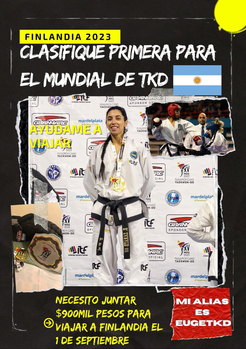 Euge_zt's tweet photo. Hola! Nuevamente necesito difundir esto👇🏽Todo, desde el más mínimo aporte o mismo los que difundan pueden hacerlo etiquetando medios o personas influyentes,para lograr más alcance, es de gran ayuda. Falta muy poco para poder viajar al mundial 🇫🇮desde ya, muchas gracias a todos! https://t.co/omAe6diHKm