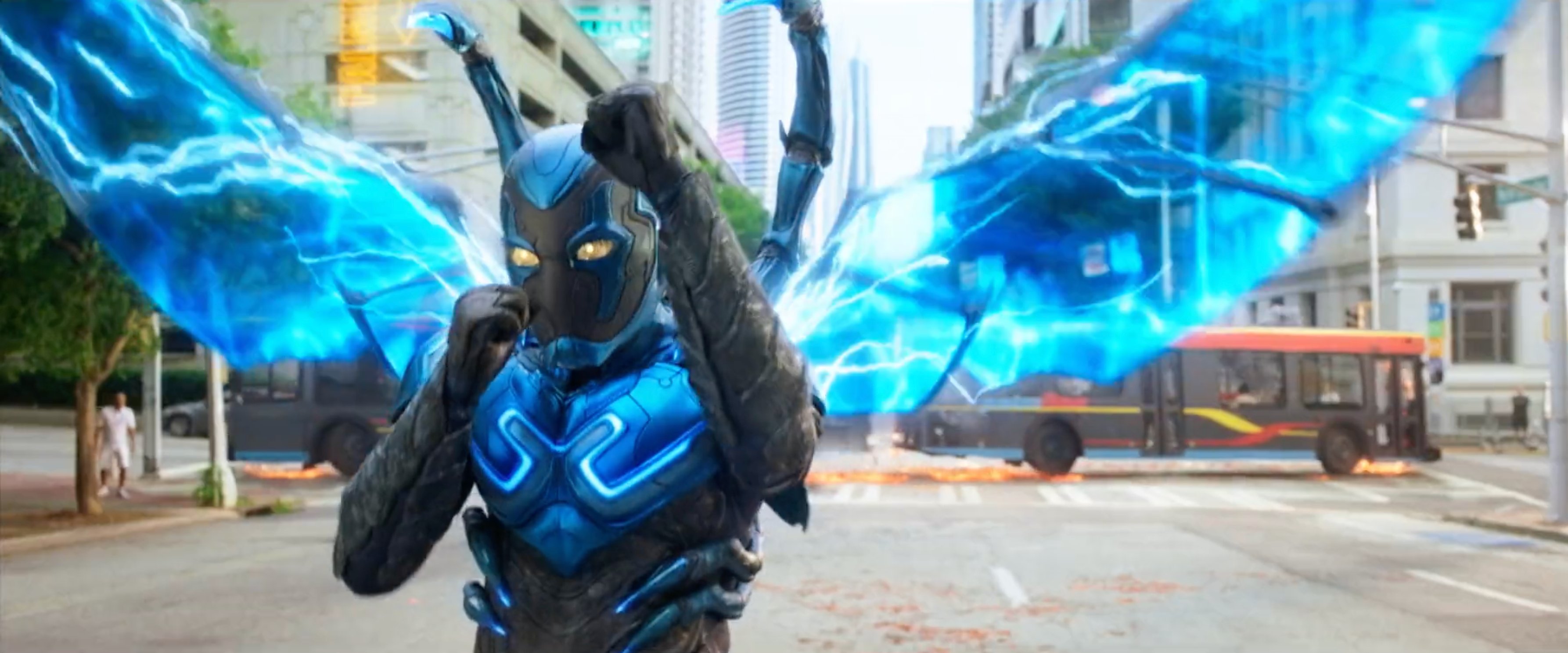 New Blue Beetle trailer shows off the Scarab's powers