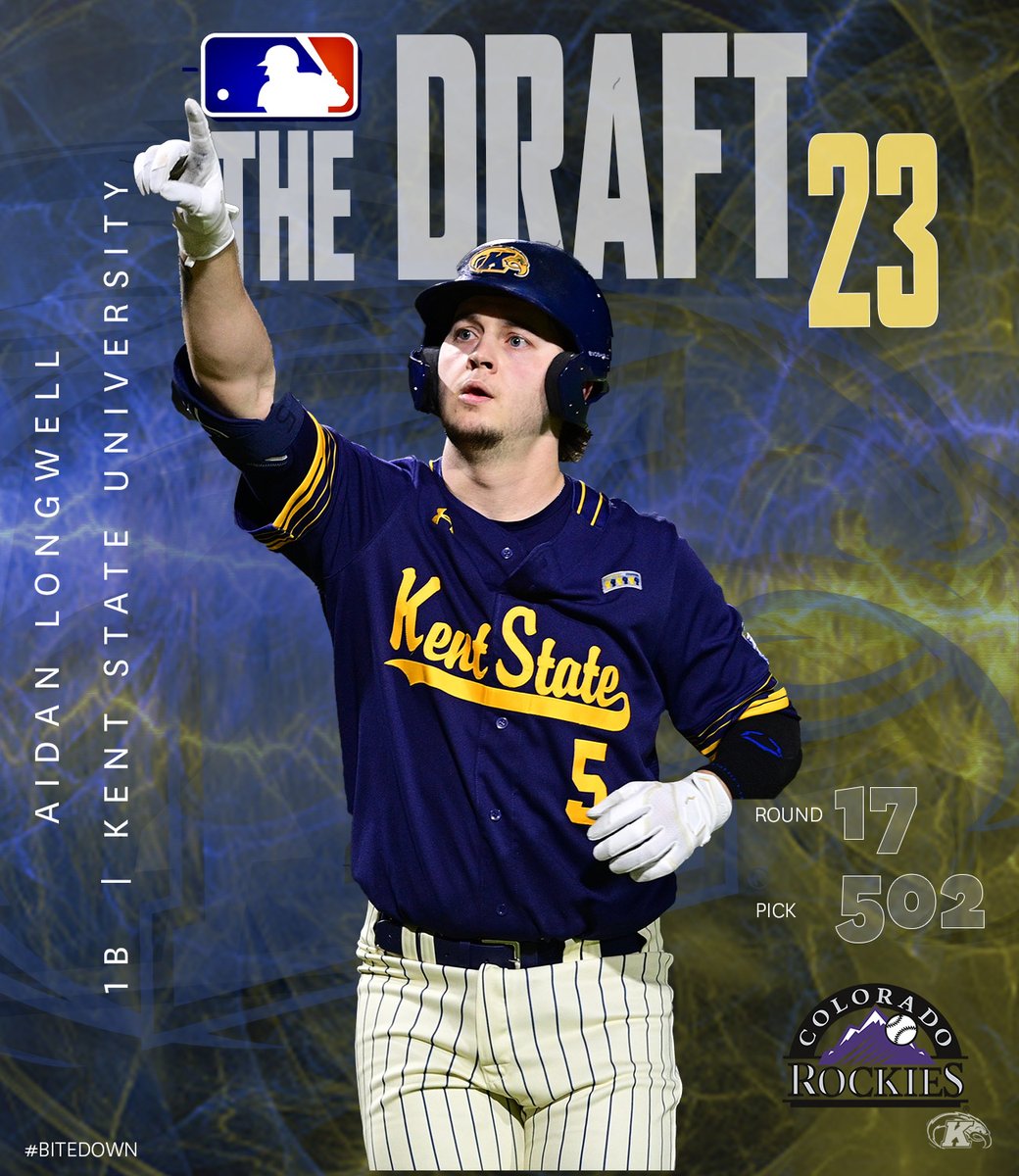 🎵 Rocky Mountain High! The <a href="/Rockies/">Colorado Rockies</a> select Aidan Longwell with their 17th round selection!

#BiteDown