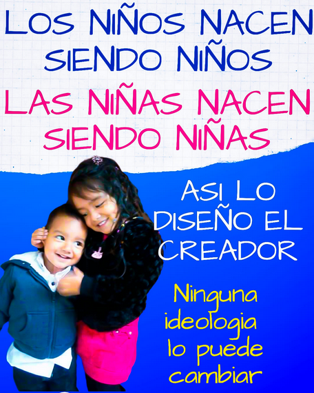 #DefiendeAtusHijos
#DefiendeAtuFamilia

Dios creó varón y hembra.
Adan y Eva los llamó.
NO ADAN Y ESTEBAN...

No permitas que la ideologia perversa y pervertida confunda a tus hijos e hijas.